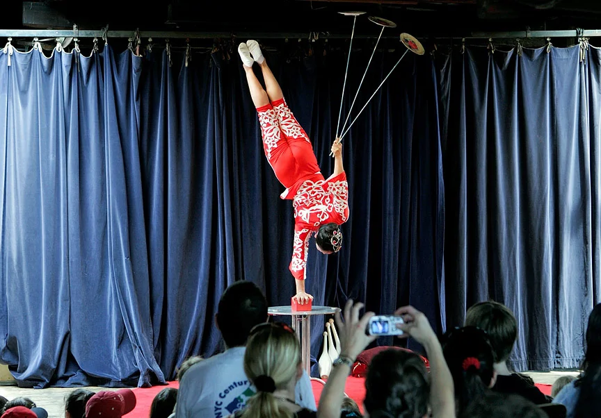 BAlancing act from Circus Sundays