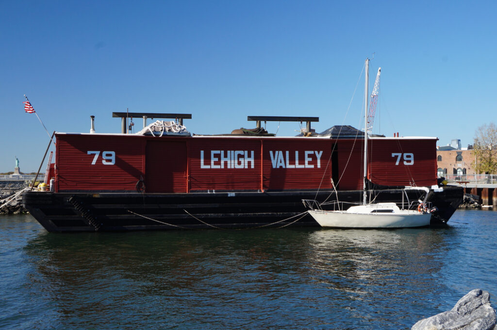 Waterfront Barge Museum at the pier