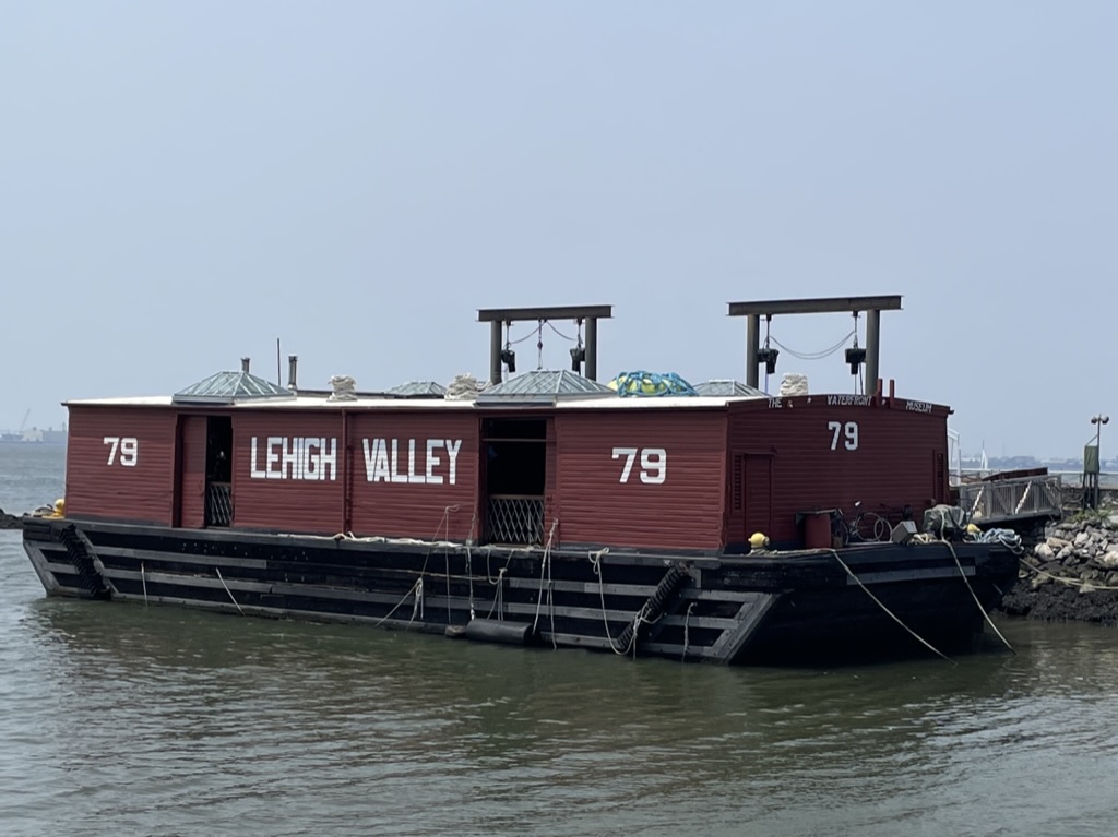 The Barge at the pier