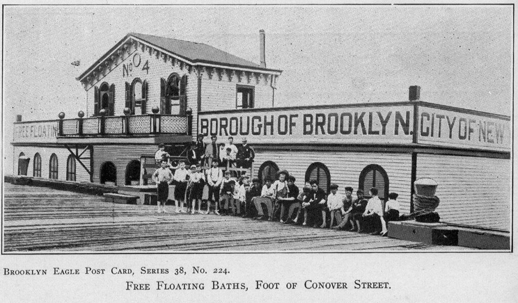 Old photo of the pier from The Brooklyn Daily Eagle